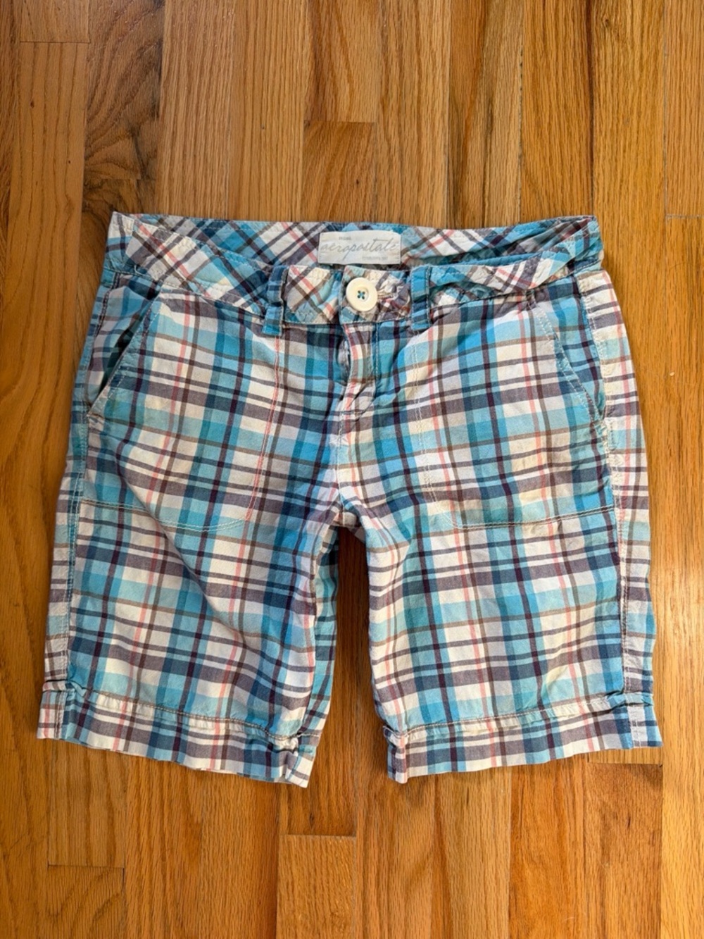 aeropostale vintage plaid shorts!
